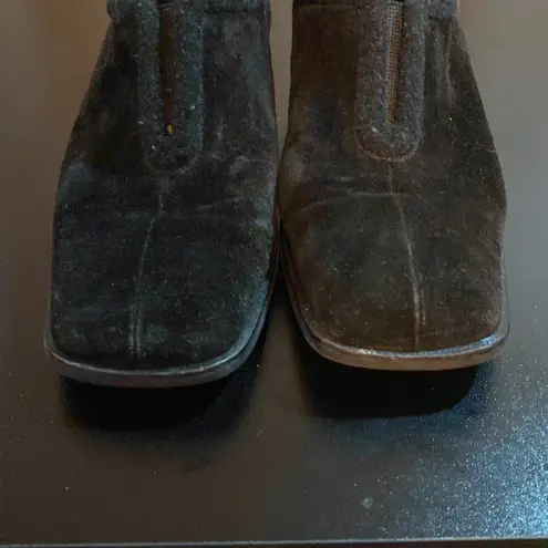 Bally suede loader with faux fur trim