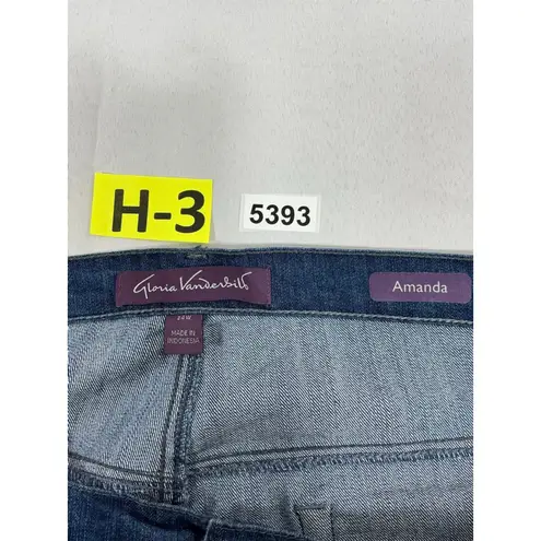 Gloria Vanderbilt Womans Amanda Blue Jeans 24 W