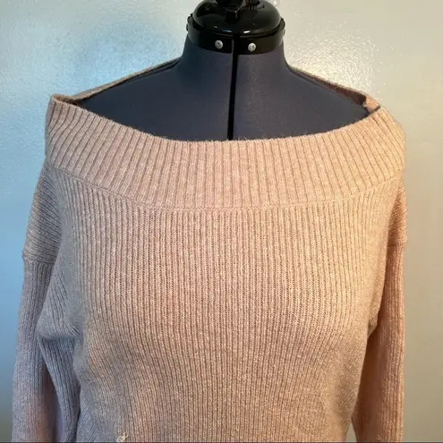 Chelsea28 Off Shoulder Sweater Pink Smoke