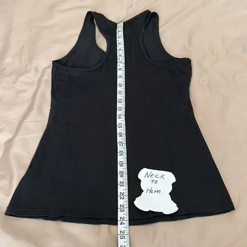 Reebok Reebox size XS Racer back black tank top EUC