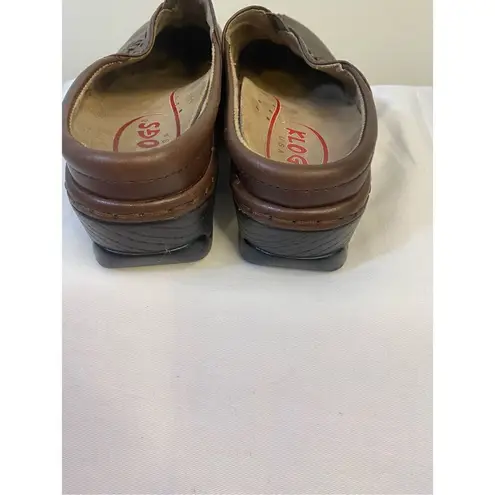 KLOGS USA Portofino Mule Clog in Dark Brown Size 7