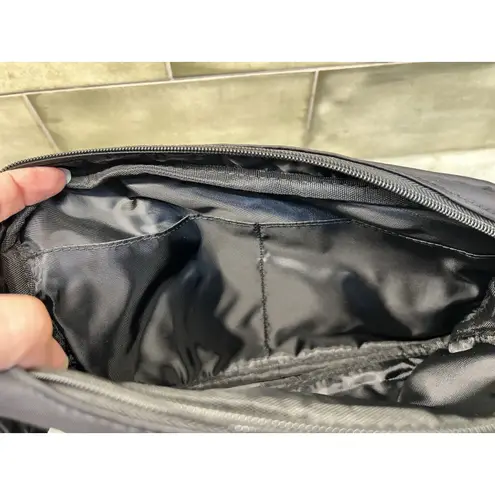 Fitaid Belt Bag Fanny Pack Adjustable Waist Or Shoulder Band Black W/H20 Holder