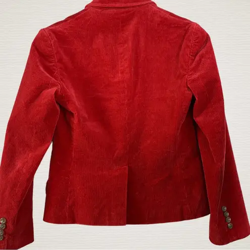 Ralph Lauren  Equestrian Red Corduroy Jacket