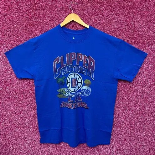 Clipper Nation LA Basketball NBA Team Beach Tailgate Tee L