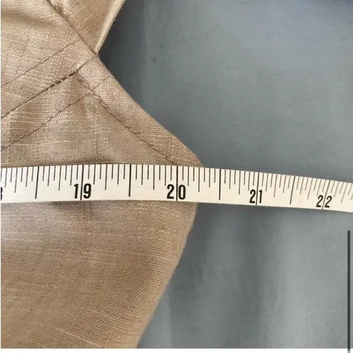 Sharagano Dress with Belt Size 10 Beige Khaki Color