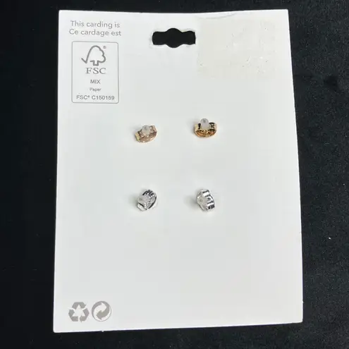 NWT Celestial Star & Moon Earrings 2 Pair Lot Gold & Silver Whimsigoth Dangle
