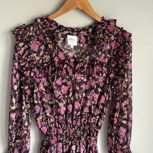 MISA Los Angeles Karla Dress in Rosetta Fleur Small