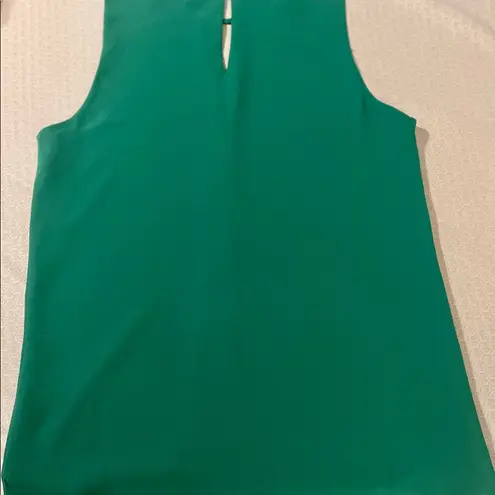 Naked Zebra  Green Sleeveless Blouse - Size Small - Gently Used