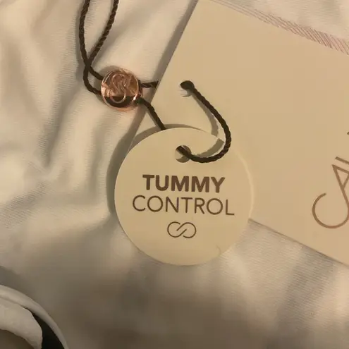 CALIA Women's Asymmetrical Rectangle Trim Swim High Rise Bottoms Size 2XL NWT White