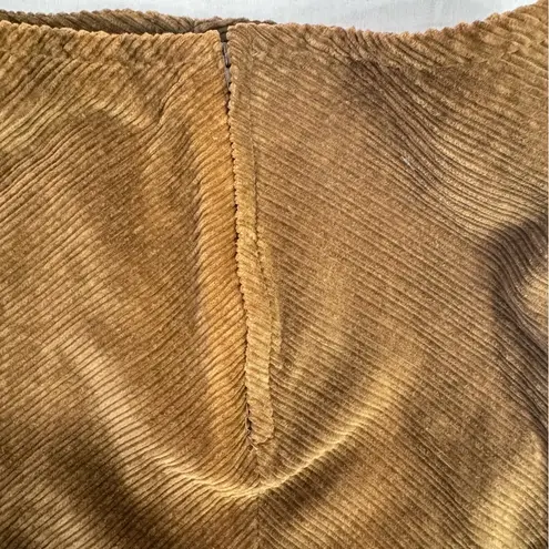 Ivy Collectibles Brown Corduroy Skort Shorts Cottagecore NEW Size 12