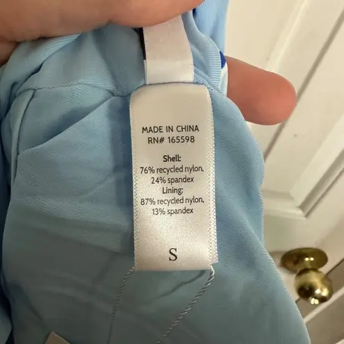 ANDIE Swim The Siren Tankini Top Blue Floral Print Bathing Suit Size Small