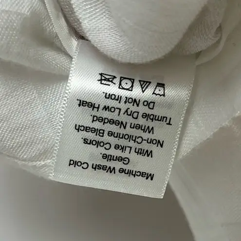 Coldwater Creek Small Bamboo Rayon Pleat Retro Vintage Resort Button Up Blouse - Image 6