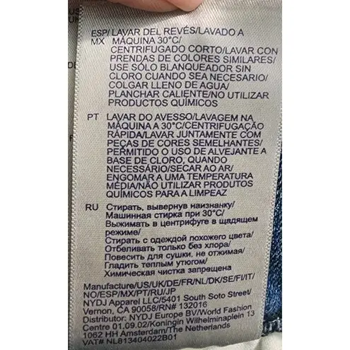 NYDJ Denim Skirt Pull On Stretch Pencil Plus Size 18W