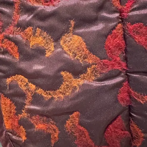 Tsunami Maroon Orange Full Zip Vest Sz Medium