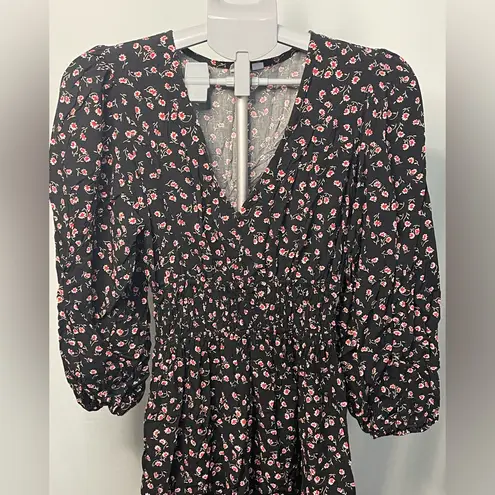 Gap Floral Black Dress Size‎ medium
