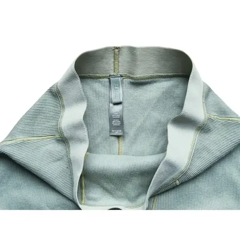 SKIMS Full Length Waffle Leggings XS Mineral Green Lounge Cozy Comfort Soft