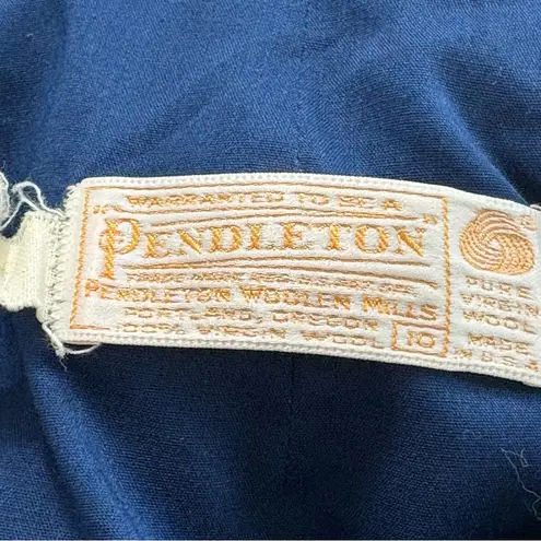 Pendleton Vintage Wool Plaid Vest Pants Set Sz 10