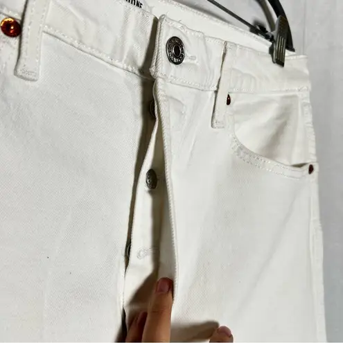 RE/DONE NWT White 90’s High Rise Loose Fit Denim Jeans Size 31