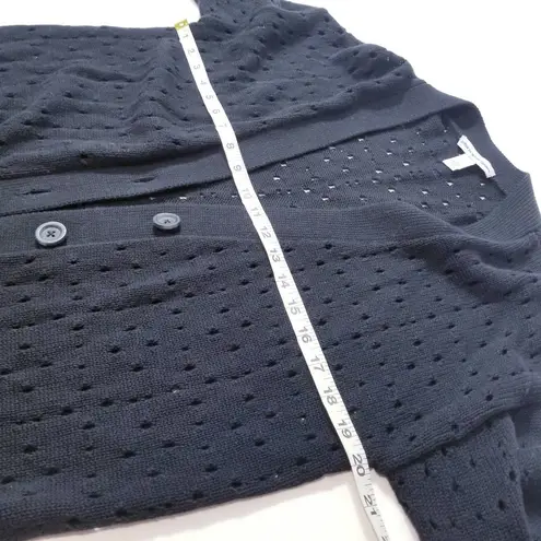 autumn cashmere Cotton by Knit Cardigan with Pockets