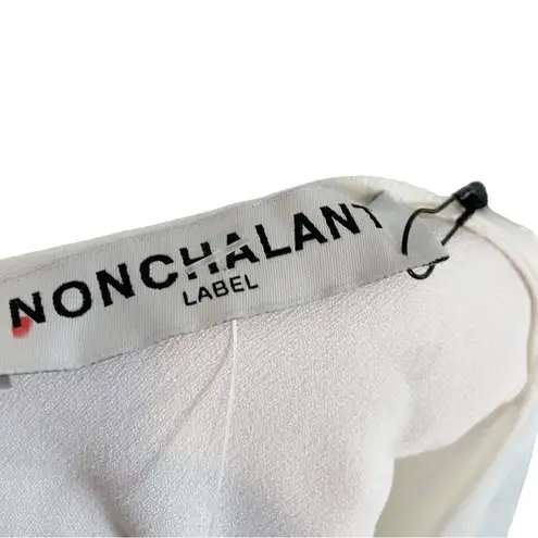 Nonchalant Damica Wrap Mini Dress Size XS White