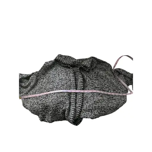 Meri Skye Open Front Chunky Knit Cardigan Womens 2X Cotton Casual Wear Capsule Gray