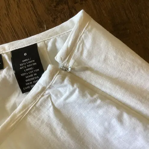 Apostrophe Linen Blend Skirt