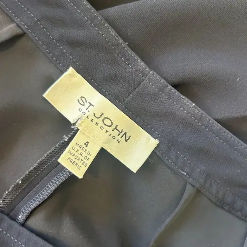 St. John Collection Navy Blue Trousers Pants for Women in Size 4