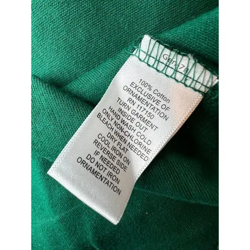 NWOT Quacker Factory Nativity Shirt Plus Size 1X Rhinestones Ugly Christmas top Green