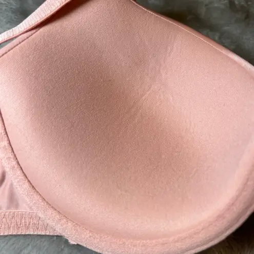 Auden Bra Womens 36B Peach/Pink The Daydream Padded Lace Adjustable Straps Pink Size undefined