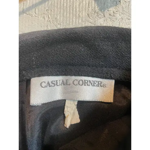 Casual Corner Black Pencil Skirt Career Wear Business Office Skirt Size 12