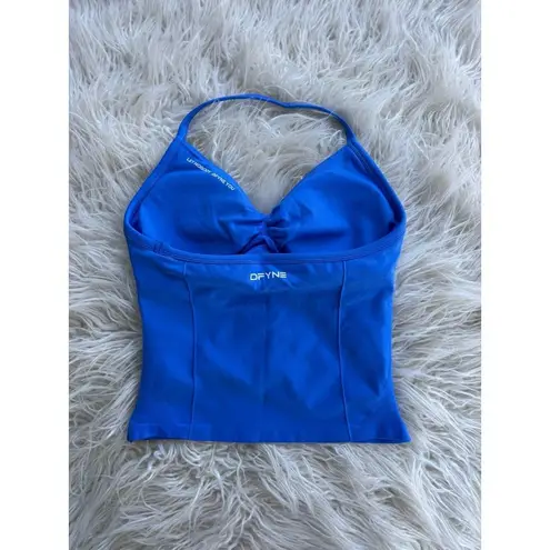 DFYNE Impact Longline Strappy Top Electric Blue Size Medium