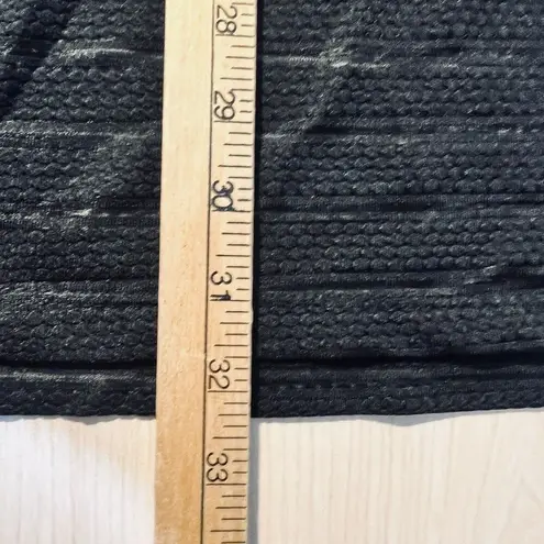 J Valdi Black Striped Semi Sheer L Dress Tunic Cover Up Beach Vacation Cruise Size L