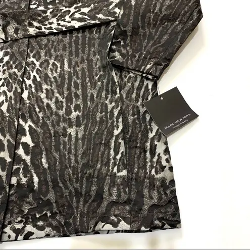 Andrew Marc Marc New York Jacket Blazer Animal Print Coat Sm