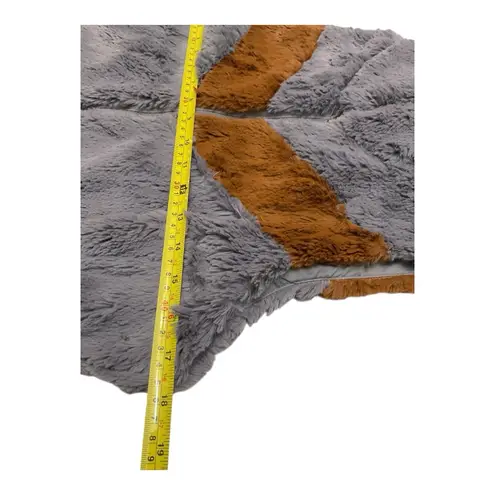 Patagonia  Womens Los Gatos Fleece Vest Rare Camel BROWN Gray Stripe Size Small S