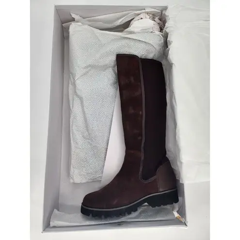 Donald Pliner Erwincs Leather Knee High Brown Boots Size 5.5