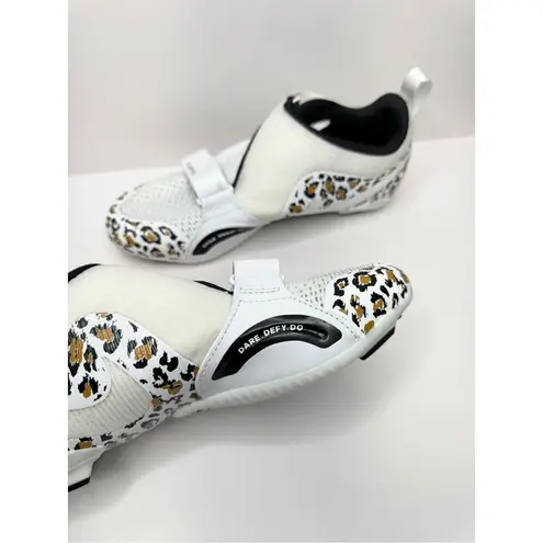 Nike  Superrep Cycle Shoes Leopard Print Women Size 7 Peloton Indoor Cycling