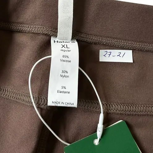 Halara Brown Hi-Rise Stretch Pants Women's Size XL NWT | 27-21