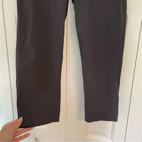 prAna  Summit Crop Pants Capri Sz Small Black Nylon Hiking Outdoors