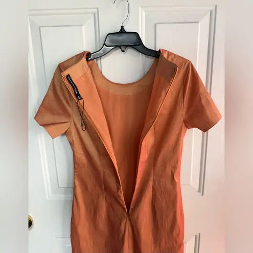 W118 By Walter Baker W118 WALTER BAKER, women’s dress Copper Satin, Fitted Lined SIZE M, NWOT