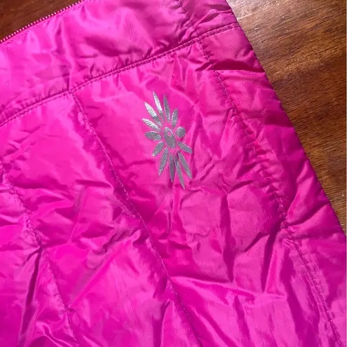 Skhoop Magenta Down Mini Skirt Size XL Winter Apres Ski Lodge Outdoor Fuchsia Pink