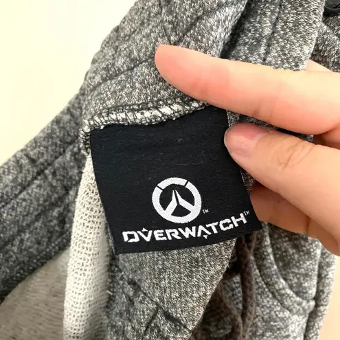 NEW Overwatch Logo Heathered Drawstring Jogger Sweat Pants in Grey