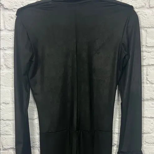 Leg Avenue Police Black Button-Up Jumpsuit