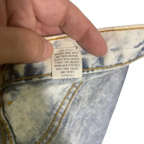 Body Glove Acid Wash Jeans Vintage High Waist Denim 90s Grunge 28x32*