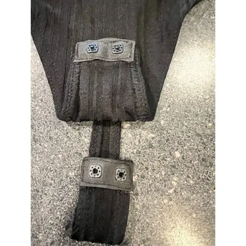 Missguided black cut out bodysuit size 10