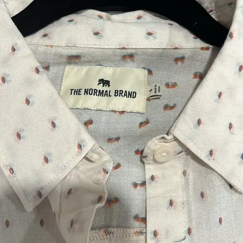 NWOT The Normal Brand Fresh Water Camp Shirt button up w/ front pocket