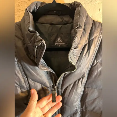 prAna Women's Down Puffer Ski Jacket Dark Gray XL