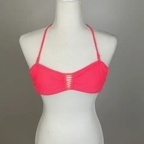 American Eagle  Neon Pink Bikini Top Size XS