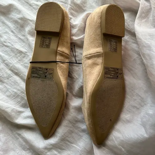 Forever 21 F21 tan suede flats - Image 2