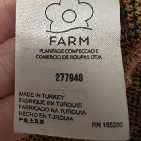 Farm Rio Anthropologie Palms Sweater Mini Dress