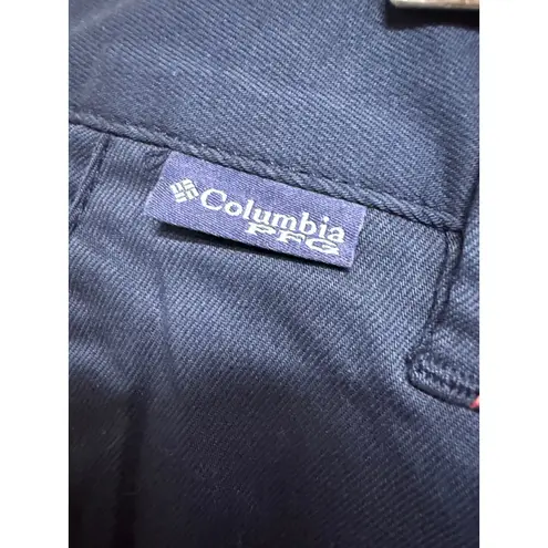 Columbia  PFG Navy Blue Harborside Shorts Womens Size 10 NWOT 6" inseam outdoors